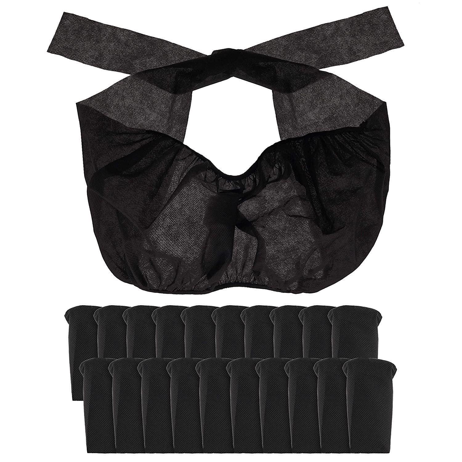 Ladies Disposable Bra with Velcro® Closure, Black - 30367
