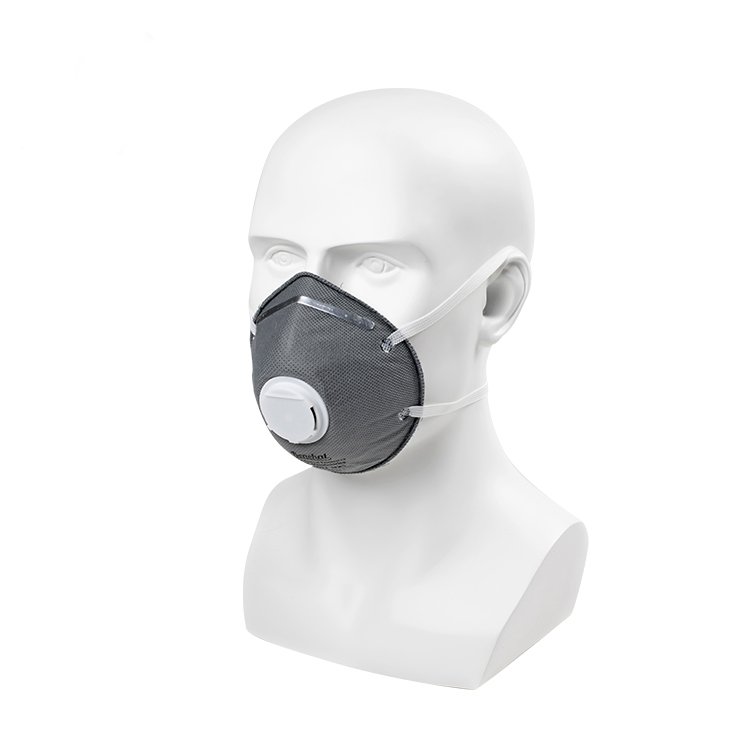 NIOSH N95 Activated Carbon Anti Pollution Filter Mask With Valve