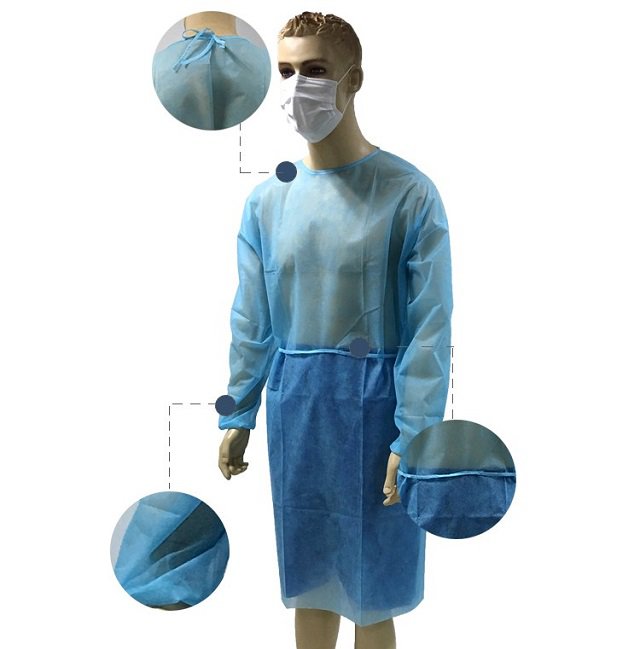 Isolation Gown PP Non-woven Normal Standard Cheap Price