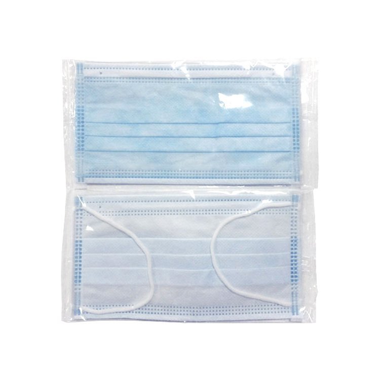 Disposable Individual Packing Face Mask 3ply Non woven 