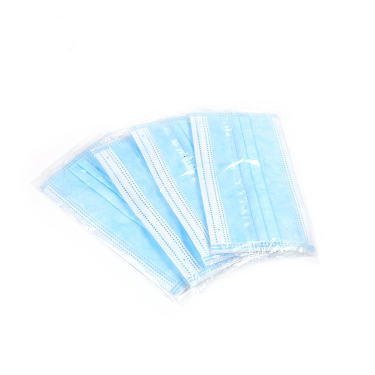 Disposable Individual Packing Face Mask 3ply Non woven 