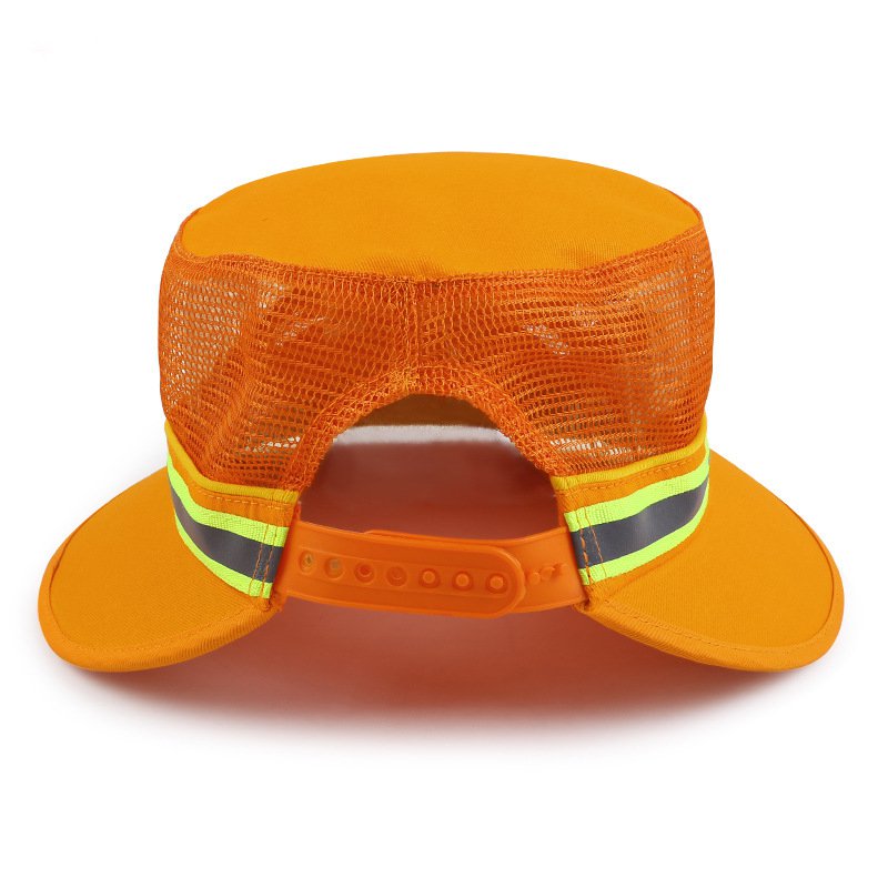 Fluorescent Reflective Running Or Motorbicycle Safety Cap For Adults Or Children