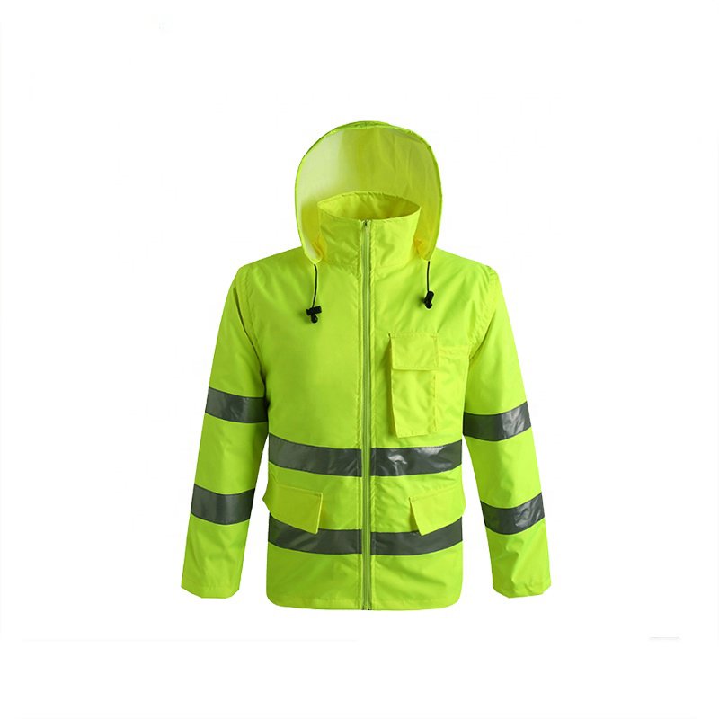 Customized Waterproof Winter Safety Jacket Reflective Jacket