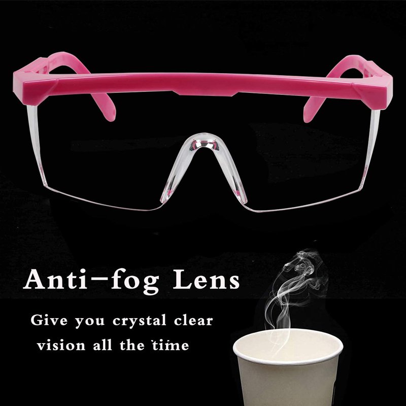 Safety Glasses Protective Goggles Eyewear Clear Splash Wrap-Around Dustproof Goggles Wrap-Around Lense