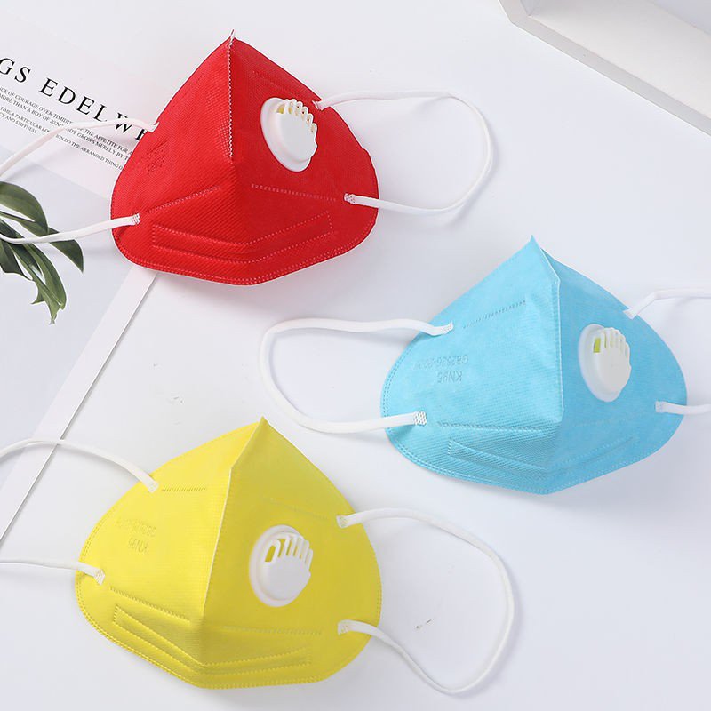 KN95 Non-woven Disposable Half Mask Earloop Face Mask With Valve