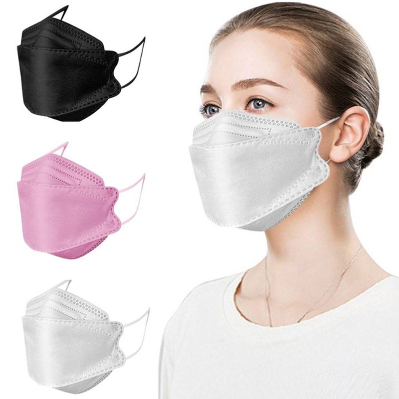 Masque protecteur anti-poussière de visage de forme KF3 94D emballé individuellement pour adulte