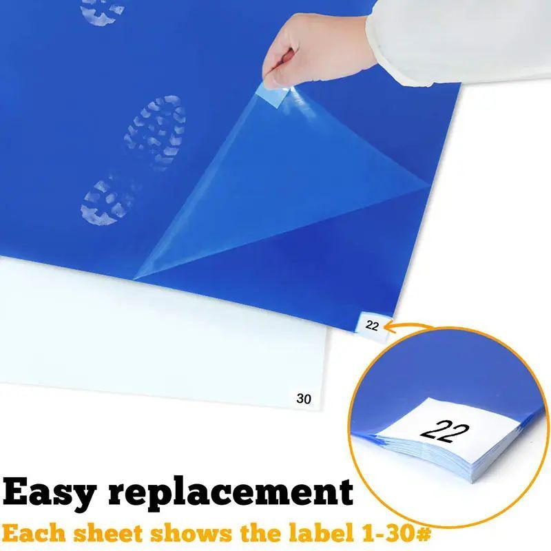 Dirt Removal Sticky Mat - Removable Multilayer Tacky Mats | WELLMIEN