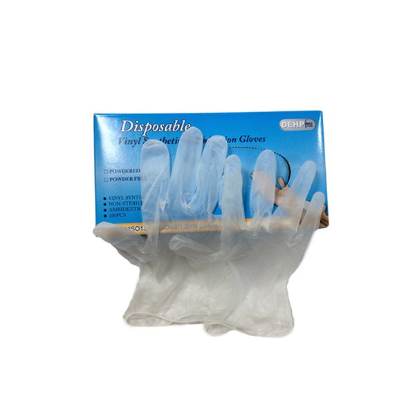  Vinyl  PVC Gloves Disposable Safety Medical Examination 